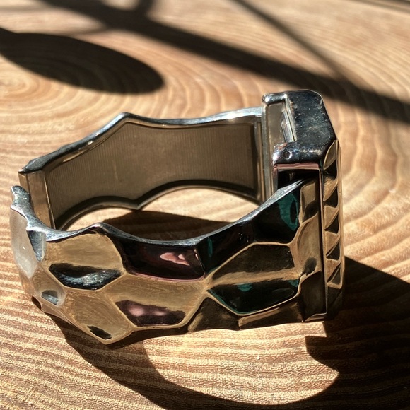 Silver Spiked Watch - Picture 2 of 2